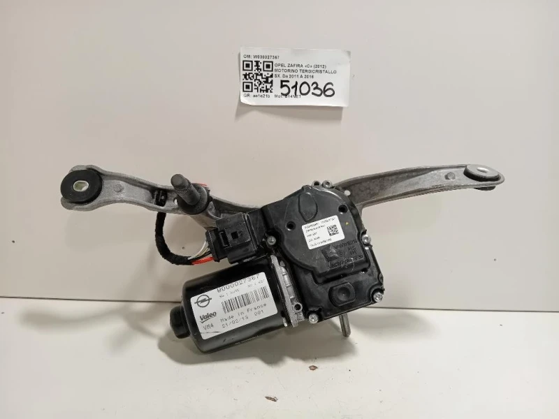 Motorino Tergicristallo SX W000027367 Opel Zafira C 2012