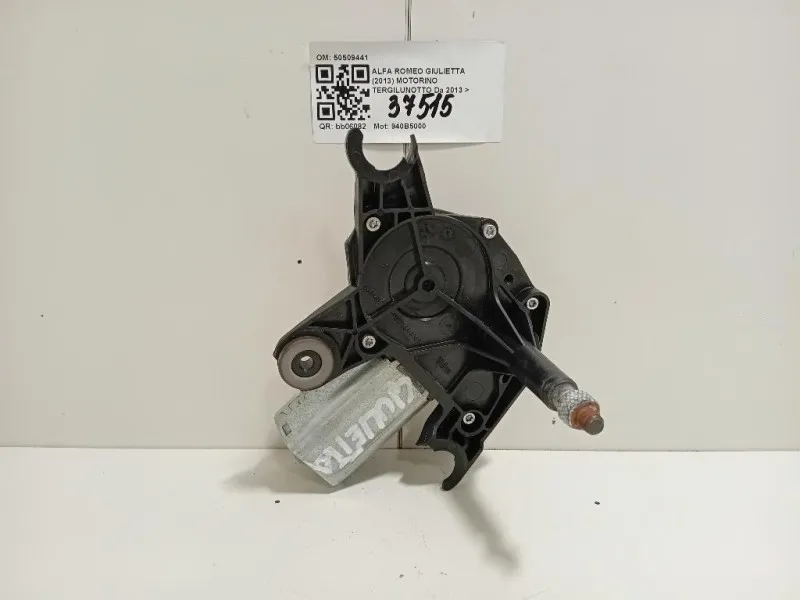 Motorino Tergilunotto 50509441 Alfa Romeo Giulietta 2013