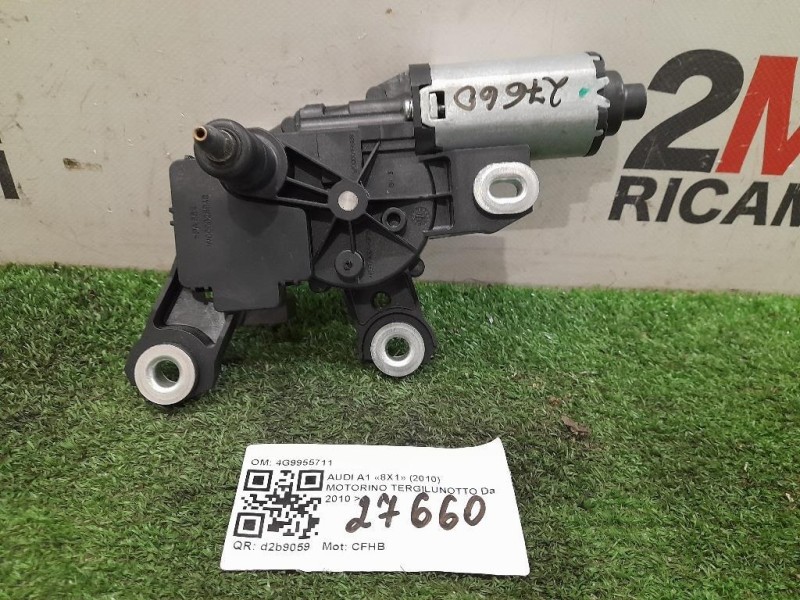 Motorino Tergilunotto 4G9955711 Audi A1 8X1 2010