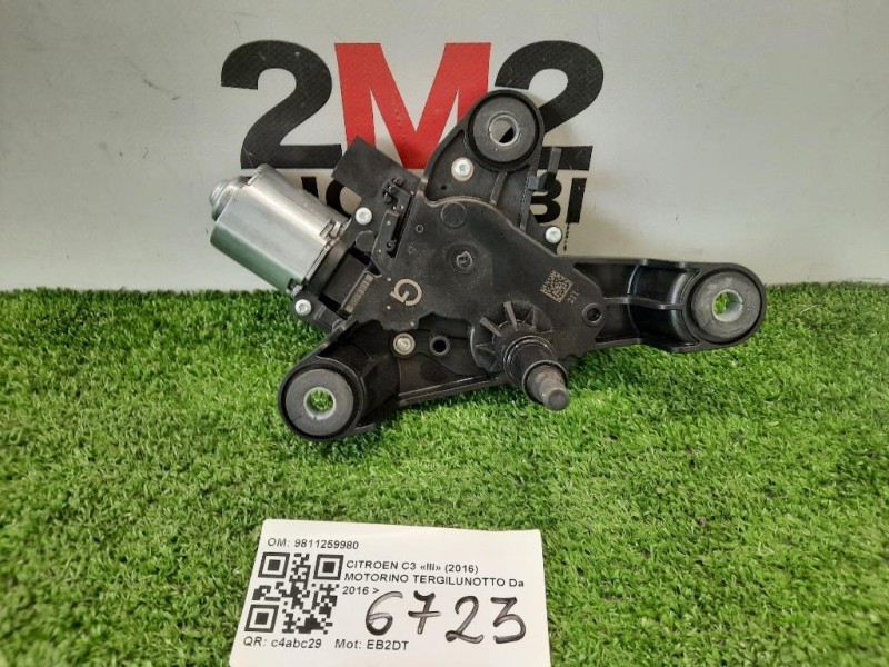Motorino Tergilunotto 9811259980 Citroen C3 III 2016