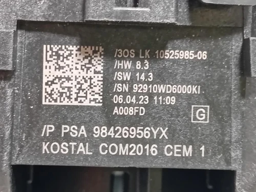 Devioguida Completo 98426956YX CONTATTO SPIRALATO DEVIO Opel Corsa F 2019