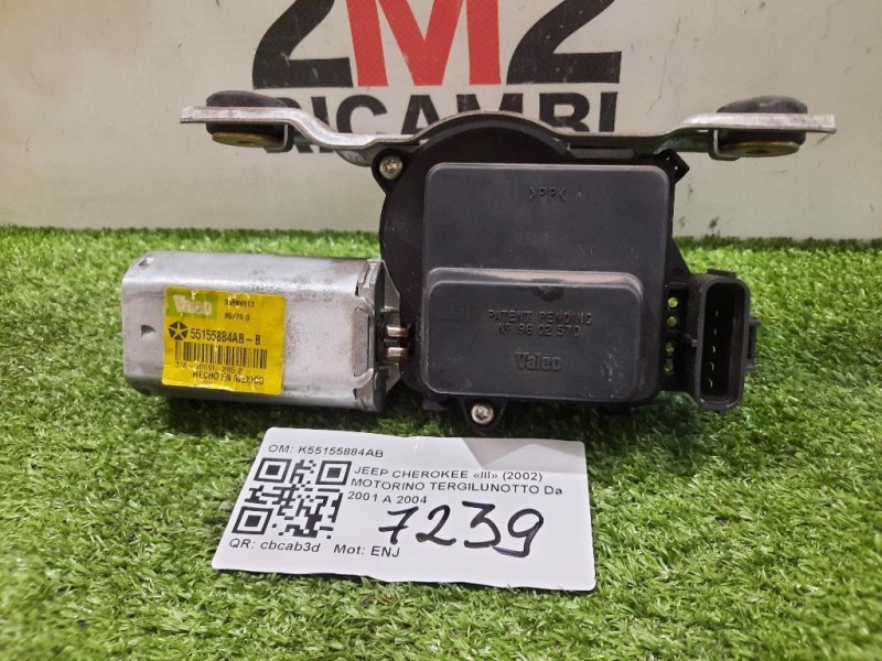 Motorino Tergilunotto 55155884AB Jeep Cherokee III 2002