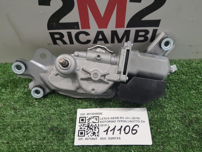 Motorino Tergilunotto 8513048080 Lexus Serie RX IV 2016