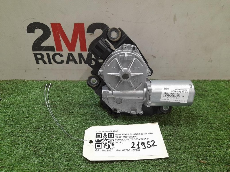 Motorino Tergilunotto A2469064900 Mercedes Classe B W246 2012