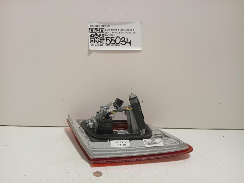 Fanale INT POST SX 6321725278005 Bmw Serie 3 E92 Coupe 2007