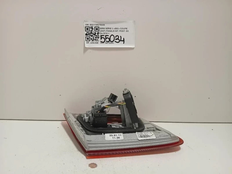 Fanale INT POST SX 6321725278005 Bmw Serie 3 E92 Coupe 2007