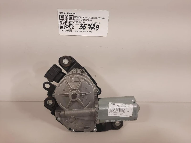 Motorino Tergilunotto A2469064900 Mercedes Classe B W246 2012
