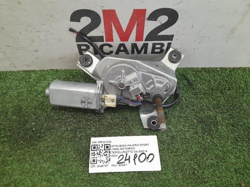 Motorino Tergilunotto MR221228 Mitsubishi Pajero Sport 1998