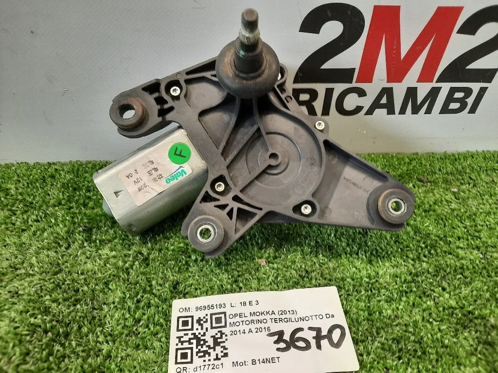 Motorino Tergilunotto 96955193 Opel Mokka 2013