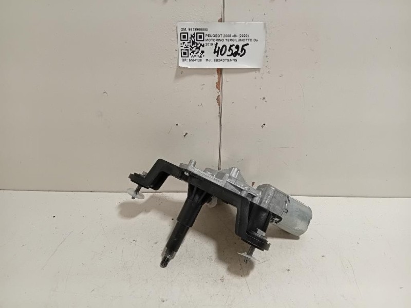Motorino Tergilunotto 9819900080 Peugeot 2008 II 2020