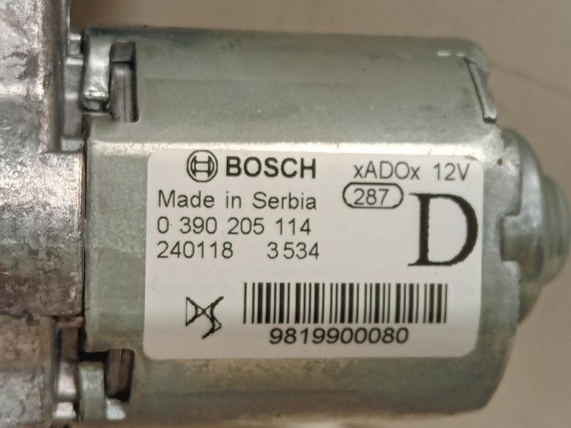 Motorino Tergilunotto 9819900080 Peugeot 2008 II 2020