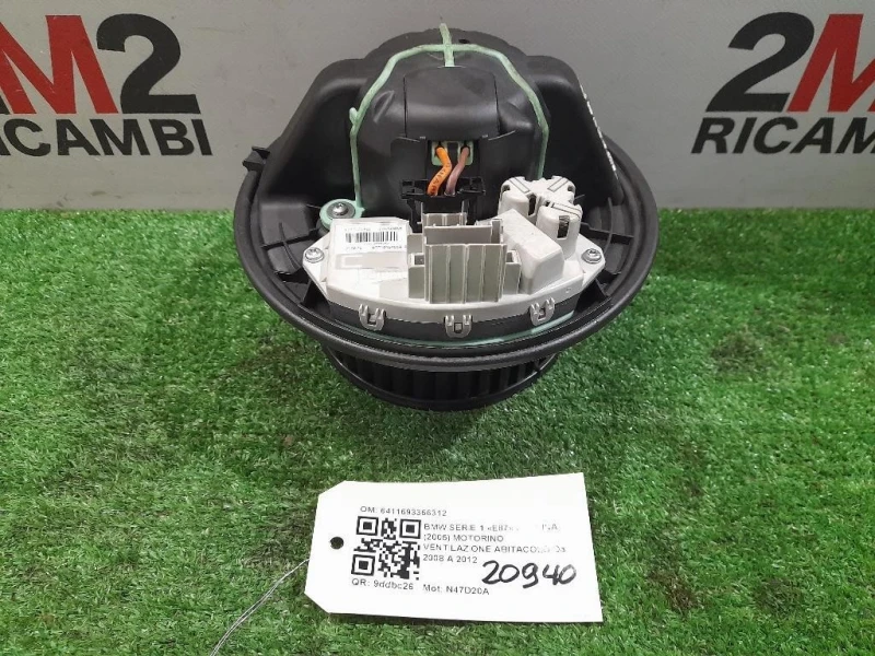 Motorino Ventilazione Abitacolo 6411693366312 Bmw Serie 1 E87 Berlina 2005