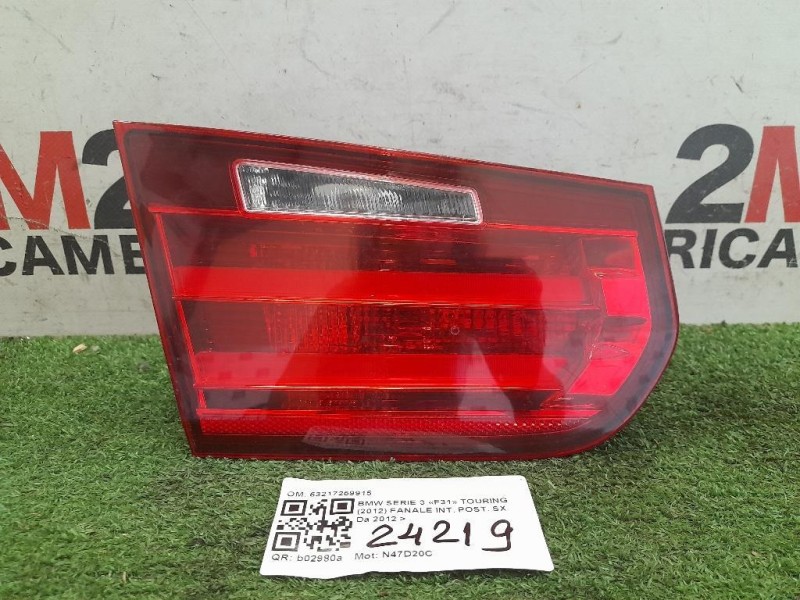 Fanale INT POST SX 63217259915 Bmw Serie 3 F31 Touring 2012