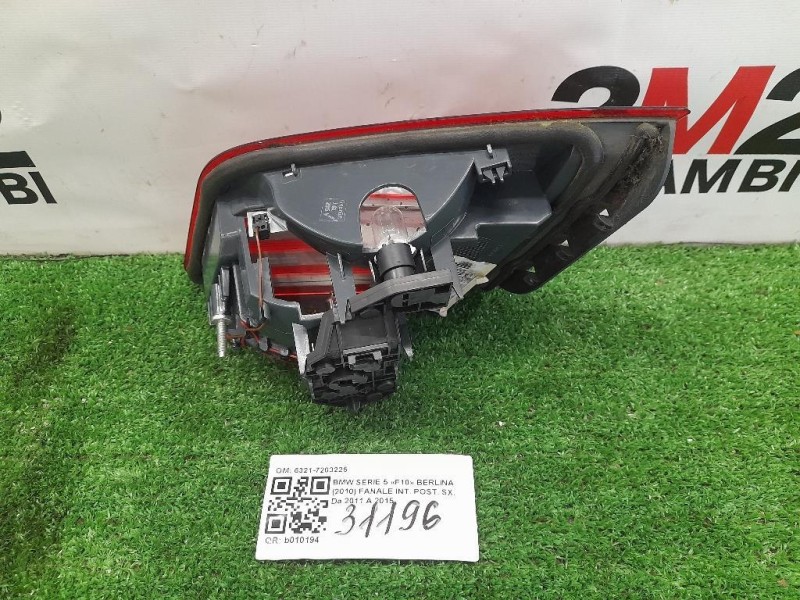 Fanale INT POST SX 6321-7203225 Bmw Serie 5 F10 Berlina 2010