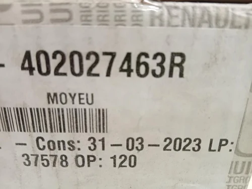 Mozzo Ruota ANT SX 402027463R Dacia Sandero II 2016