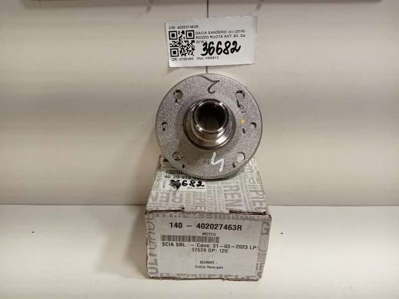 Mozzo Ruota ANT SX 402027463R Dacia Sandero II 2016