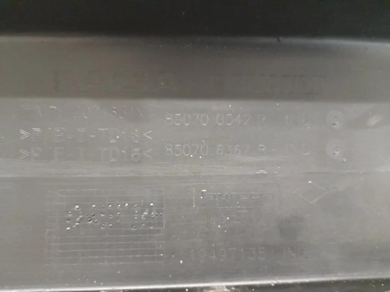 Spoiler Paraurti INF POST 850700542R Dacia Duster II 2018