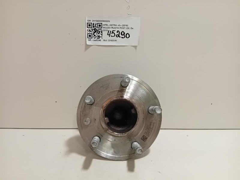 Mozzo Ruota POST DX 2410400000000N Opel Astra K 2019