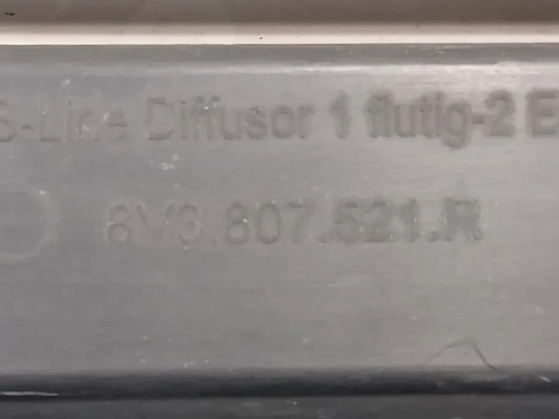 Spoiler Paraurti POST 8V3807521R Audi A3 8VA Sportback 2012