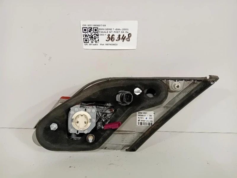 Fanale INT POST SX 6321 6938517-09 Bmw Serie 7 E66 2003