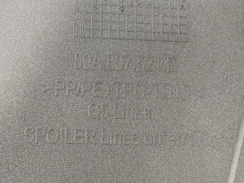 Spoiler Paraurti POST 80A807521B Audi Q5 8RB 2012