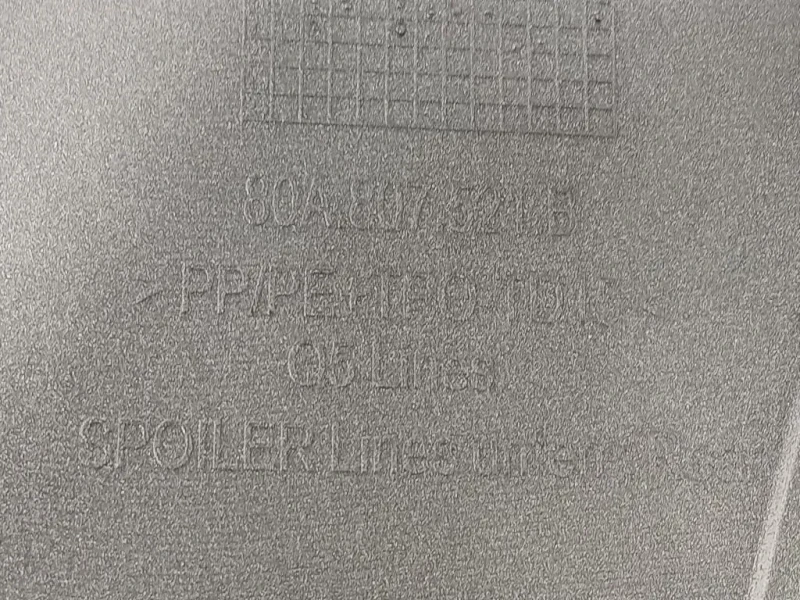 Spoiler Paraurti POST 80A807521B Audi Q5 8RB 2012