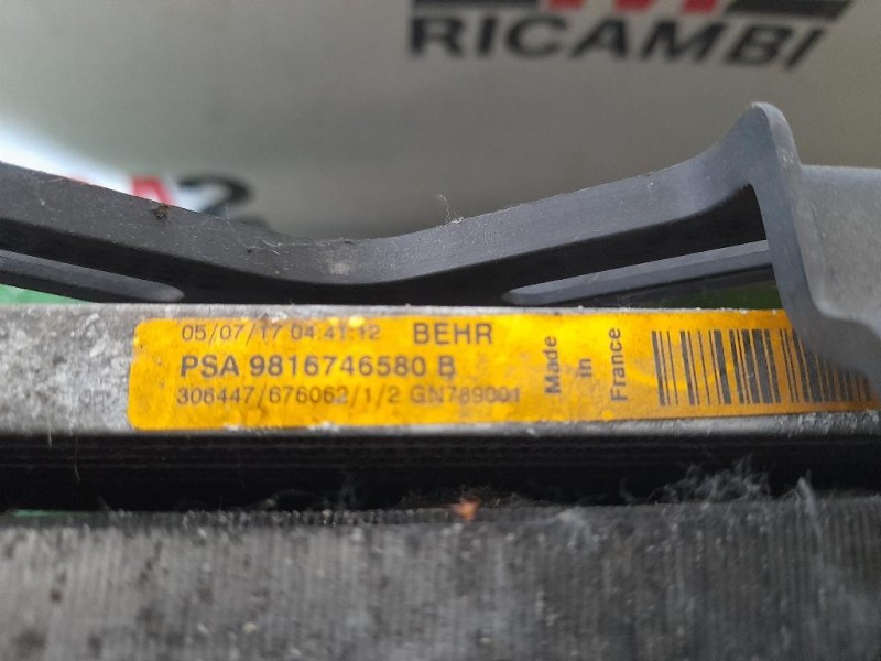 Musata + KIT Radiatori 1617535880 Citroen C4 Grand Picasso II 2016