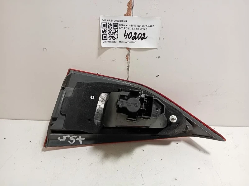 Fanale INT POST SX 6321 2992479-04 Bmw X1 E84 2010