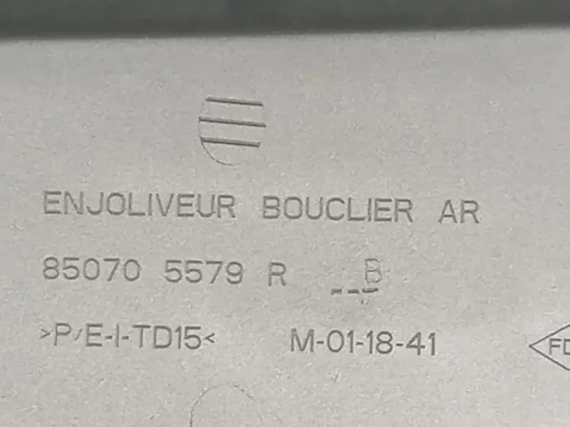 Spoiler Paraurti POST 850705579R Dacia Sandero III 2020