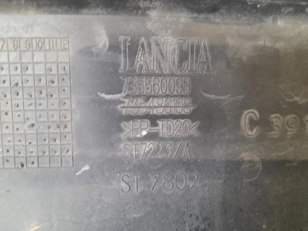 Spoiler Paraurti POST 735560098 Lancia Ypsilon III 2011