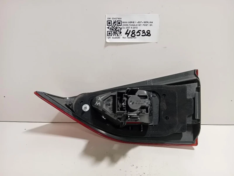 Fanale INT POST SX 03427600 Bmw X1 E84 2010