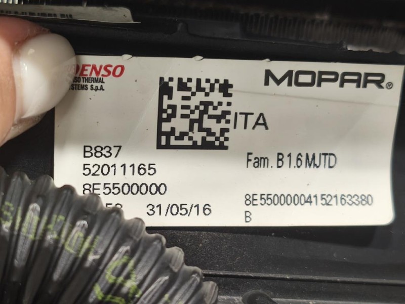 Musata + KIT Radiatori MUSATA + KIT RADIATORI Fiat 500X 2015