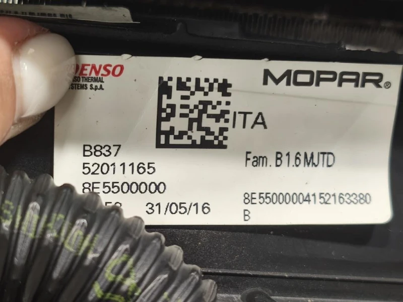 Musata + KIT Radiatori MUSATA + KIT RADIATORI Fiat 500X 2015