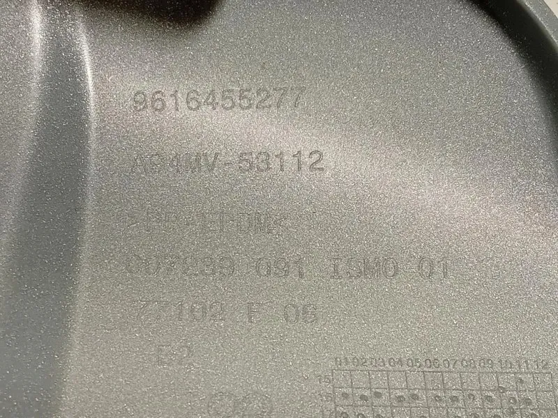 Spoiler Paraurti POST 9816455280 Peugeot 2008 I 2016