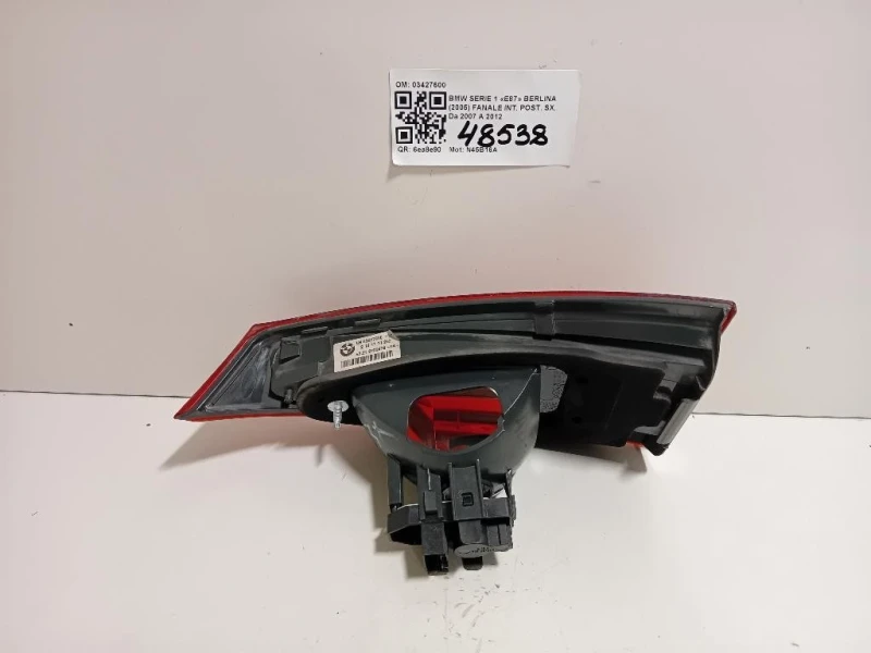 Fanale INT POST SX 03427600 Bmw X1 E84 2010