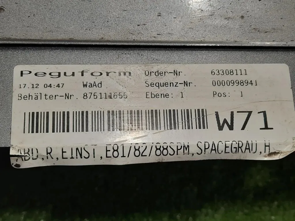 Spoiler Sottoporta DX 8044663 Bmw Serie 1 E82 Coupe 2005