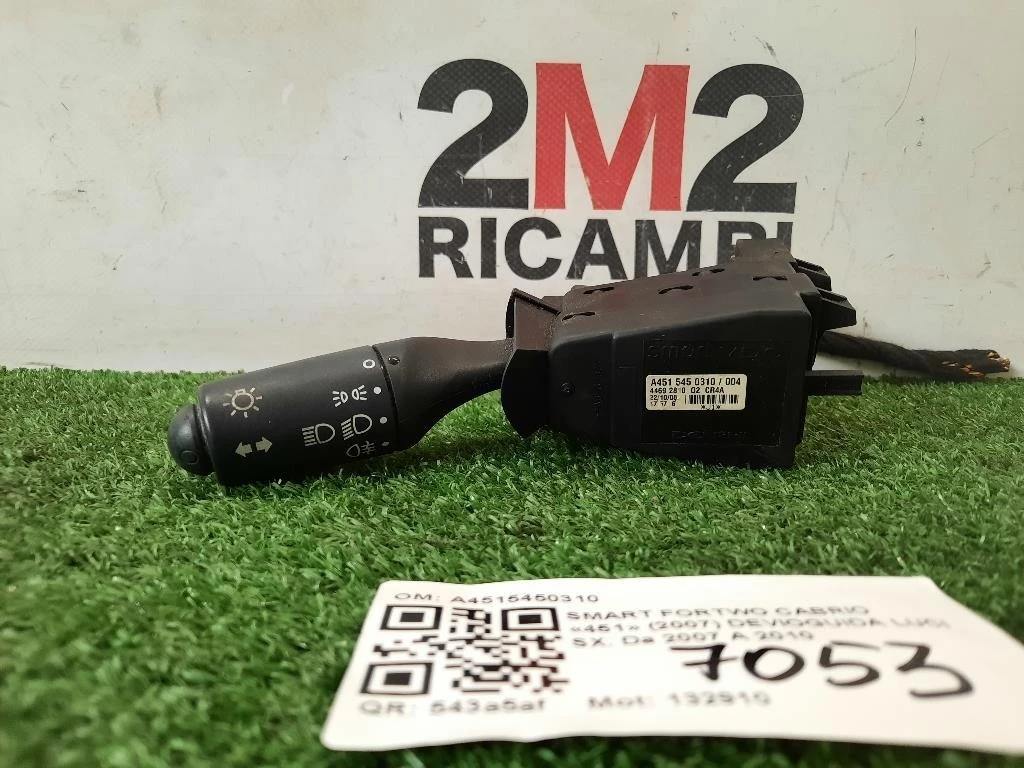 Devioguida LUCI SX A4515450310 SX Smart Fortwo Cabrio 451 2007