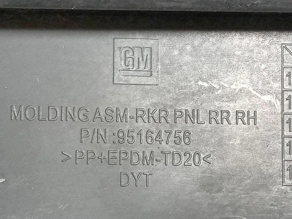 Spoiler Sottoporta POST DX 95164756 Opel Mokka X 2016