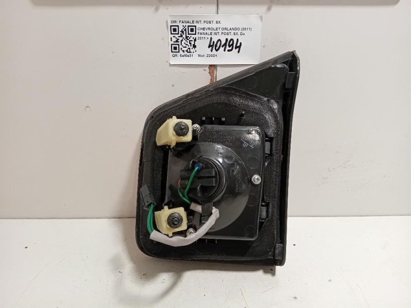 Fanale INT POST SX FANALE INT POST SX Chevrolet Orlando 2011