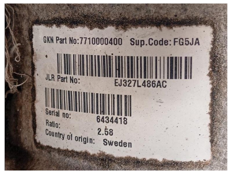 Differenziale ANT EJ327L486AC Jaguar E-pace 2017