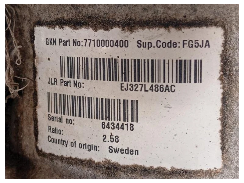 Differenziale ANT EJ327L486AC Jaguar E-pace 2017