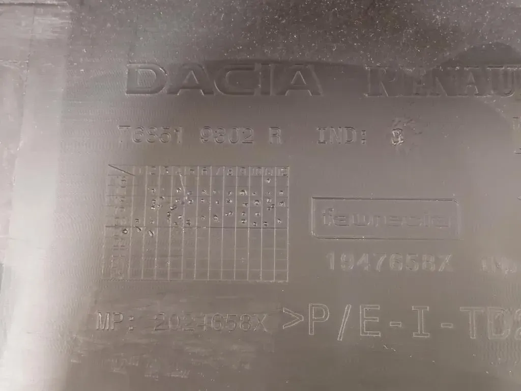 Spoiler Sottoporta SX 768519302R Dacia Duster II 2018