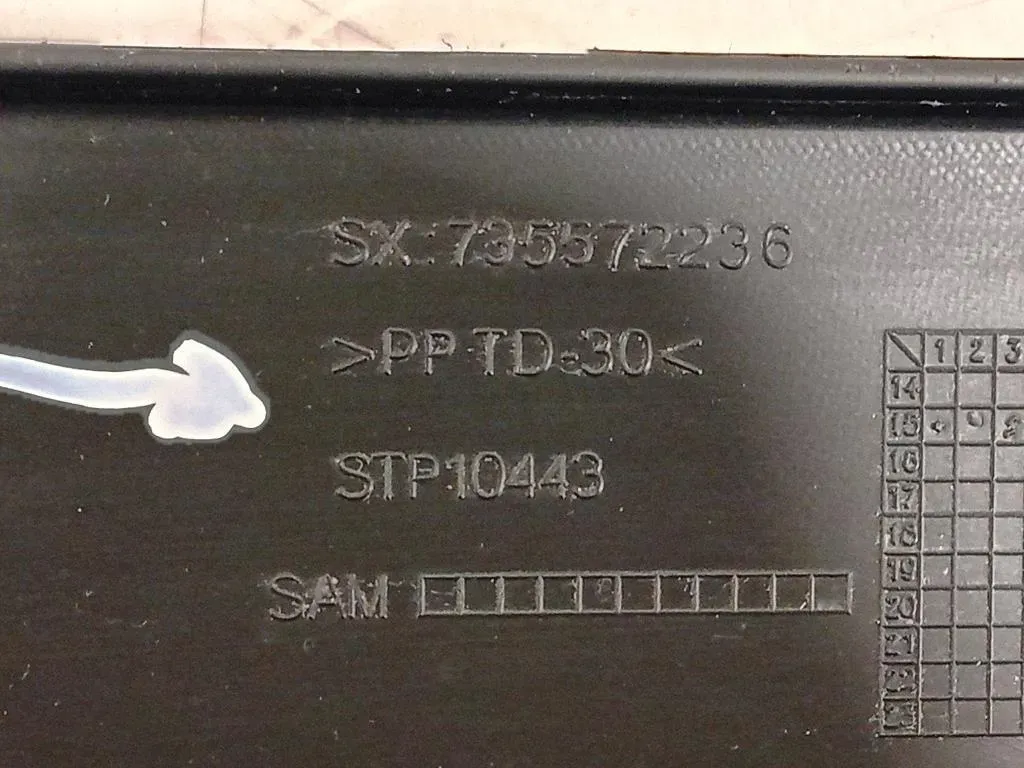 Spoiler Sottoporta SX 735572236 Fiat 500X 2015