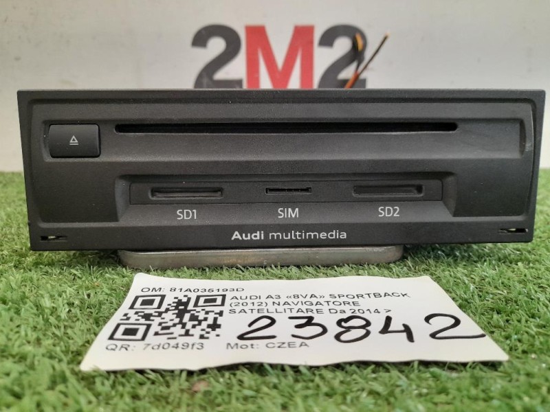 Navigatore Satellitare 81A035193D Audi A3 8VA Sportback 2012