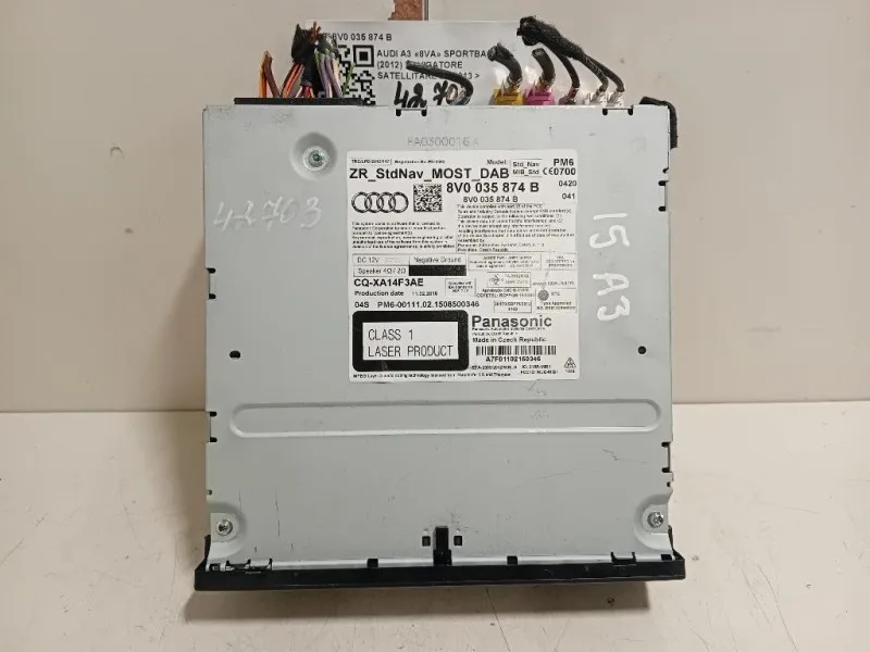 Navigatore Satellitare 8V0035874B Audi A3 8VA Sportback 2012