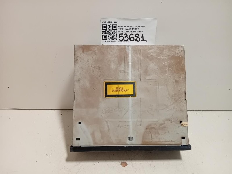 Navigatore Satellitare 4E0919887C Audi A6 4a5c8 Avant 2018