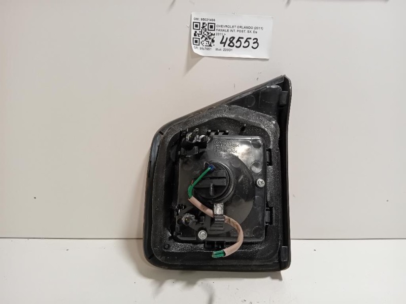 Fanale INT POST SX 95021466 Chevrolet Orlando 2011