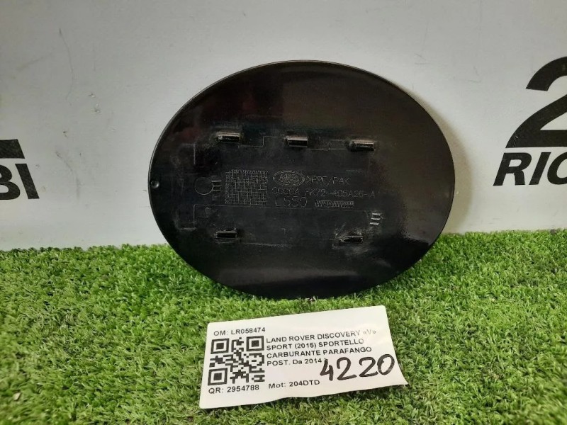 Sportello Carburante Parafango POST LR058474 Land Rover Discovery V Sport 2015