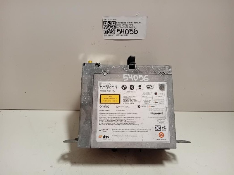 Navigatore Satellitare 931875001 Bmw Serie 5 F10 Berlina 2012