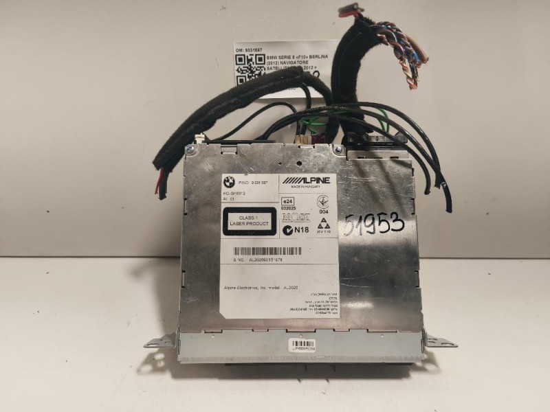 Navigatore Satellitare 9331597 Bmw Serie 5 F10 Berlina 2012